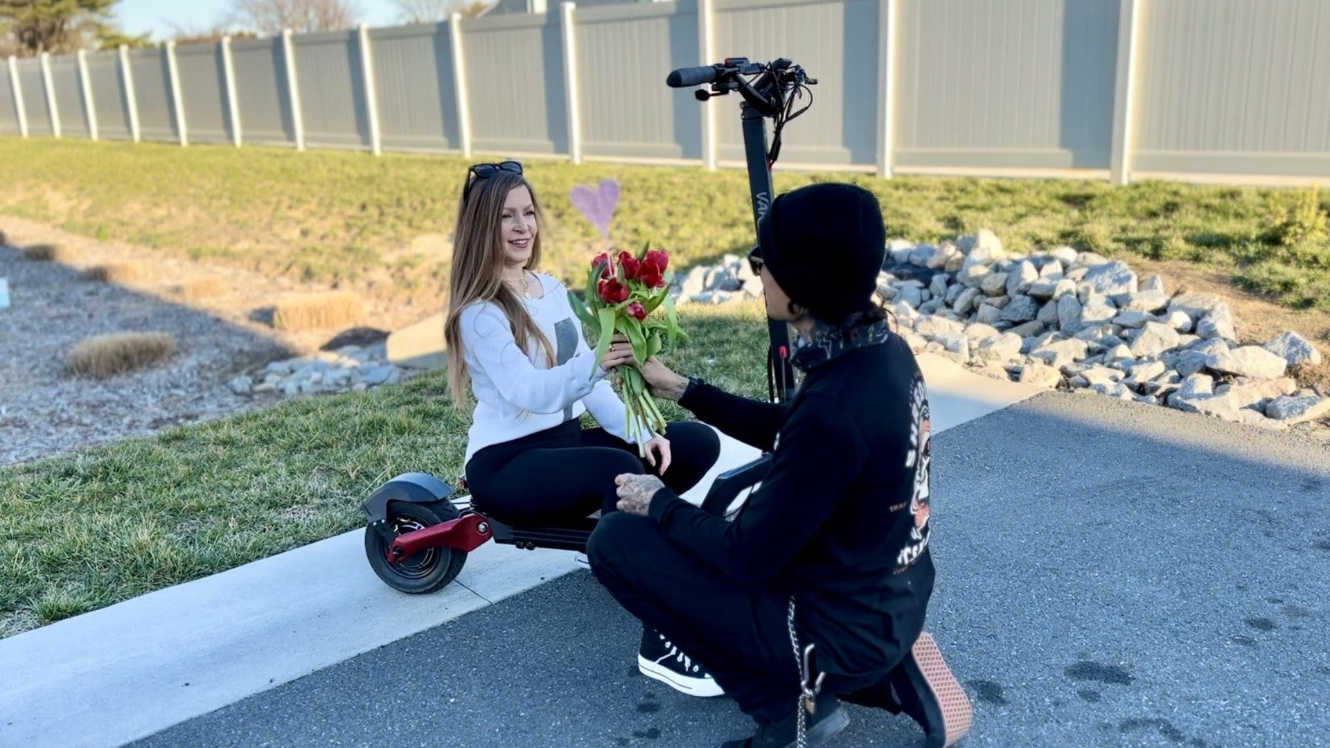 Present Valentine’s Day Gift: Get a Dual Motor Electric Scooter as a Surprise!