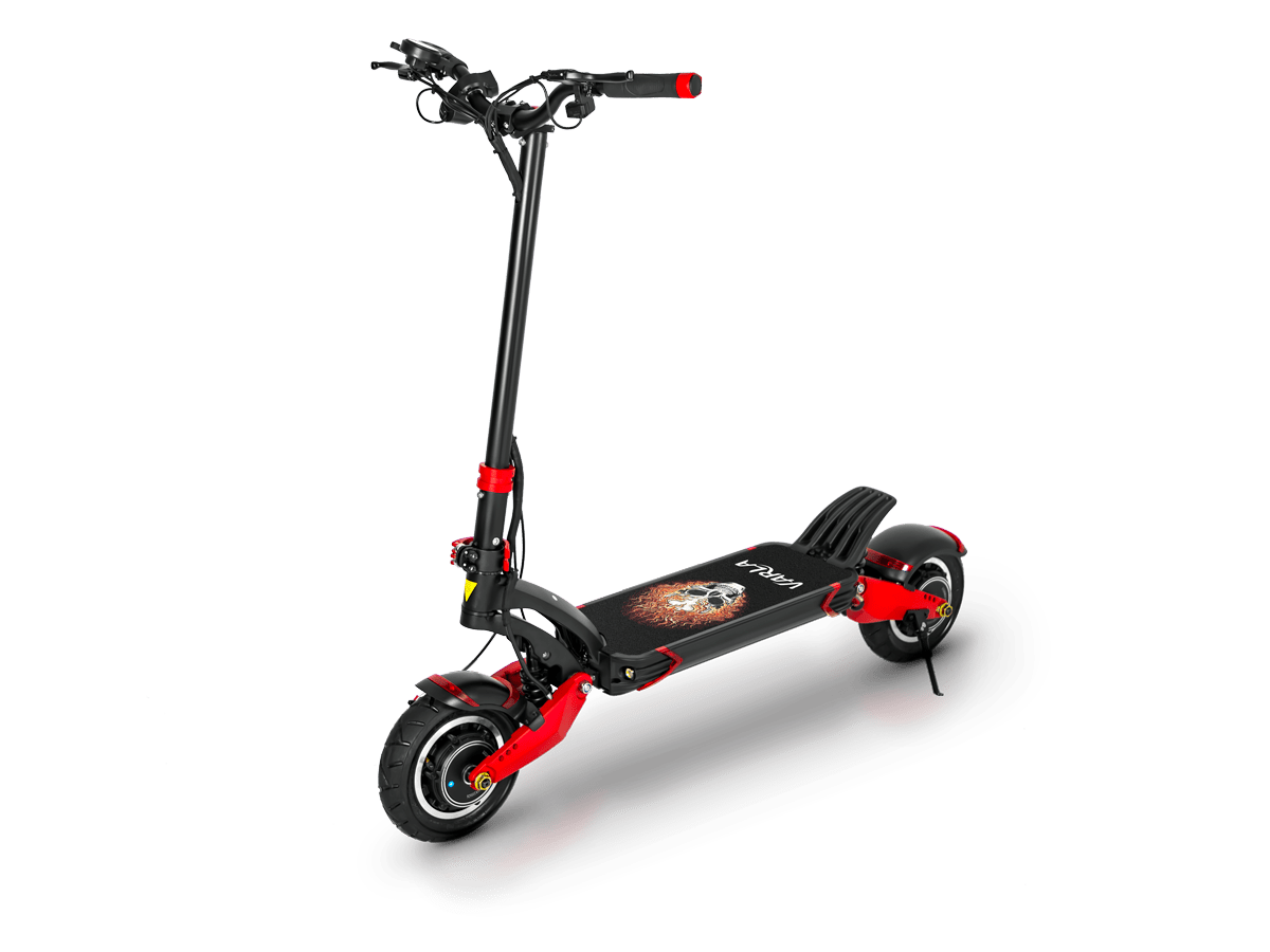 Wide Stable Deck Coverage with Bright LED Headlight and Taillight