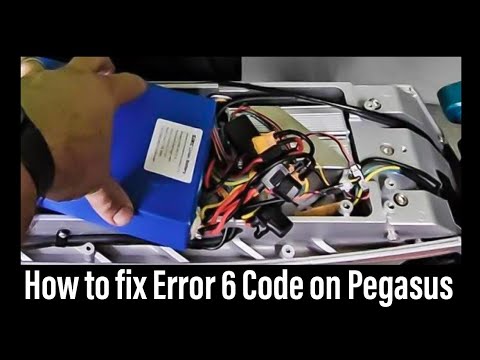 How to fix an error 6 code (low voltage) on the Varla Pegasus