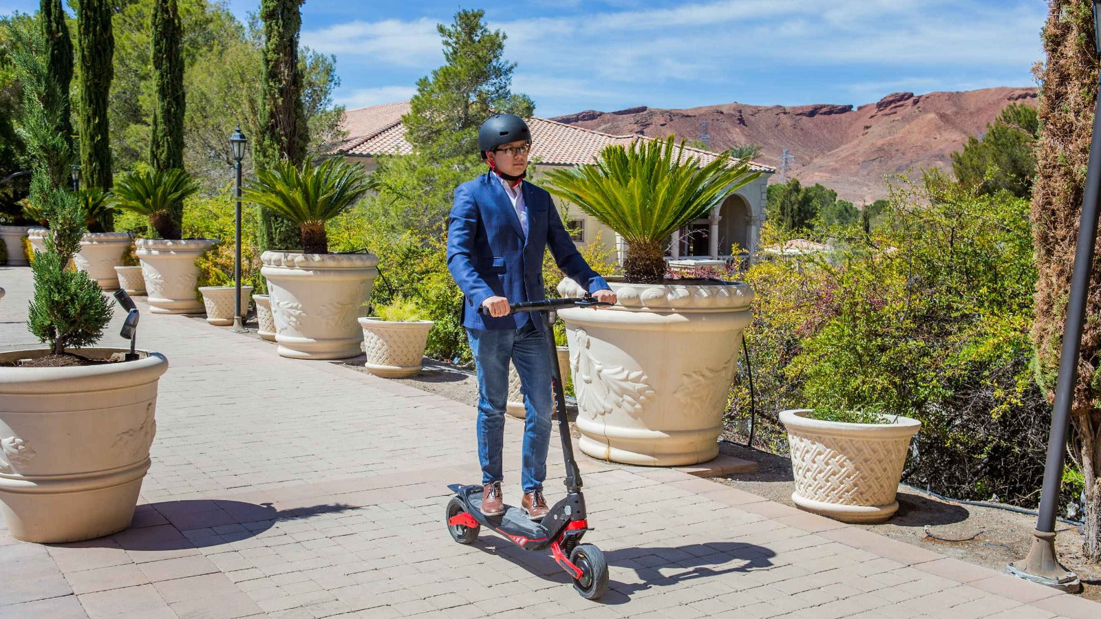 Varla motorized scooter for adults