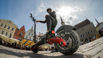 Varla motorized scooter for adults