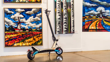 Varla motorized scooter for adults