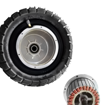 Front Tire+Motor (With Motor Core)